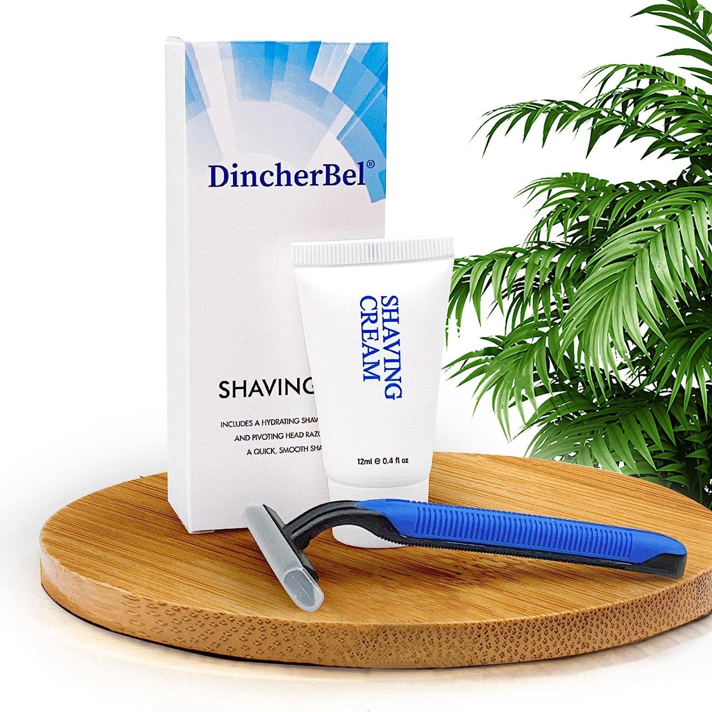 Disposable Razors in Bulk Shaving Kit Twin Blade Razors and Cream(12g), Individually Wrapped Toiletries Amenities for Hotel, Airbnb, Homeless, Shelter, Camping and Travel
