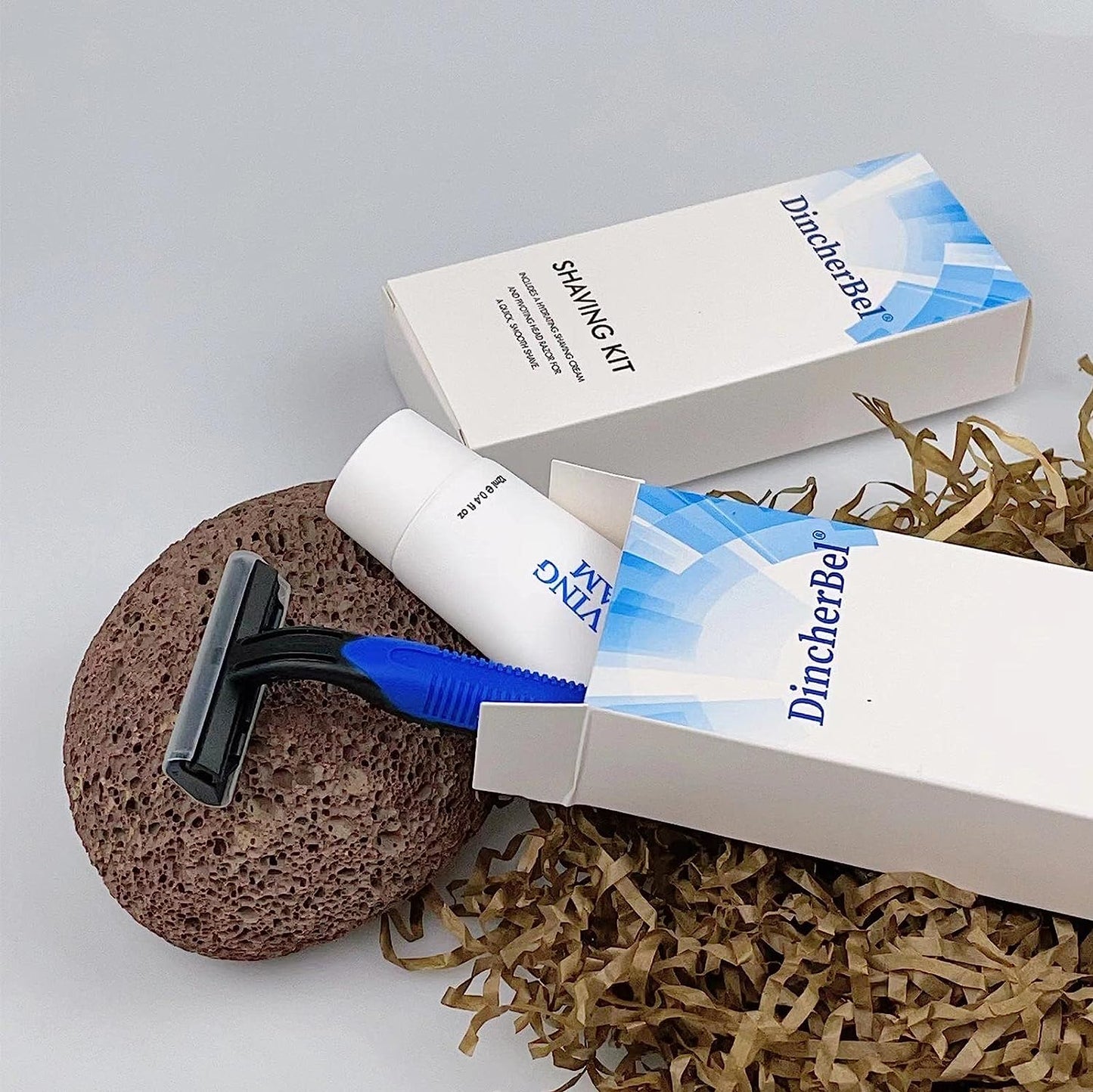 Disposable Razors in Bulk Shaving Kit Twin Blade Razors and Cream(12g), Individually Wrapped Toiletries Amenities for Hotel, Airbnb, Homeless, Shelter, Camping and Travel