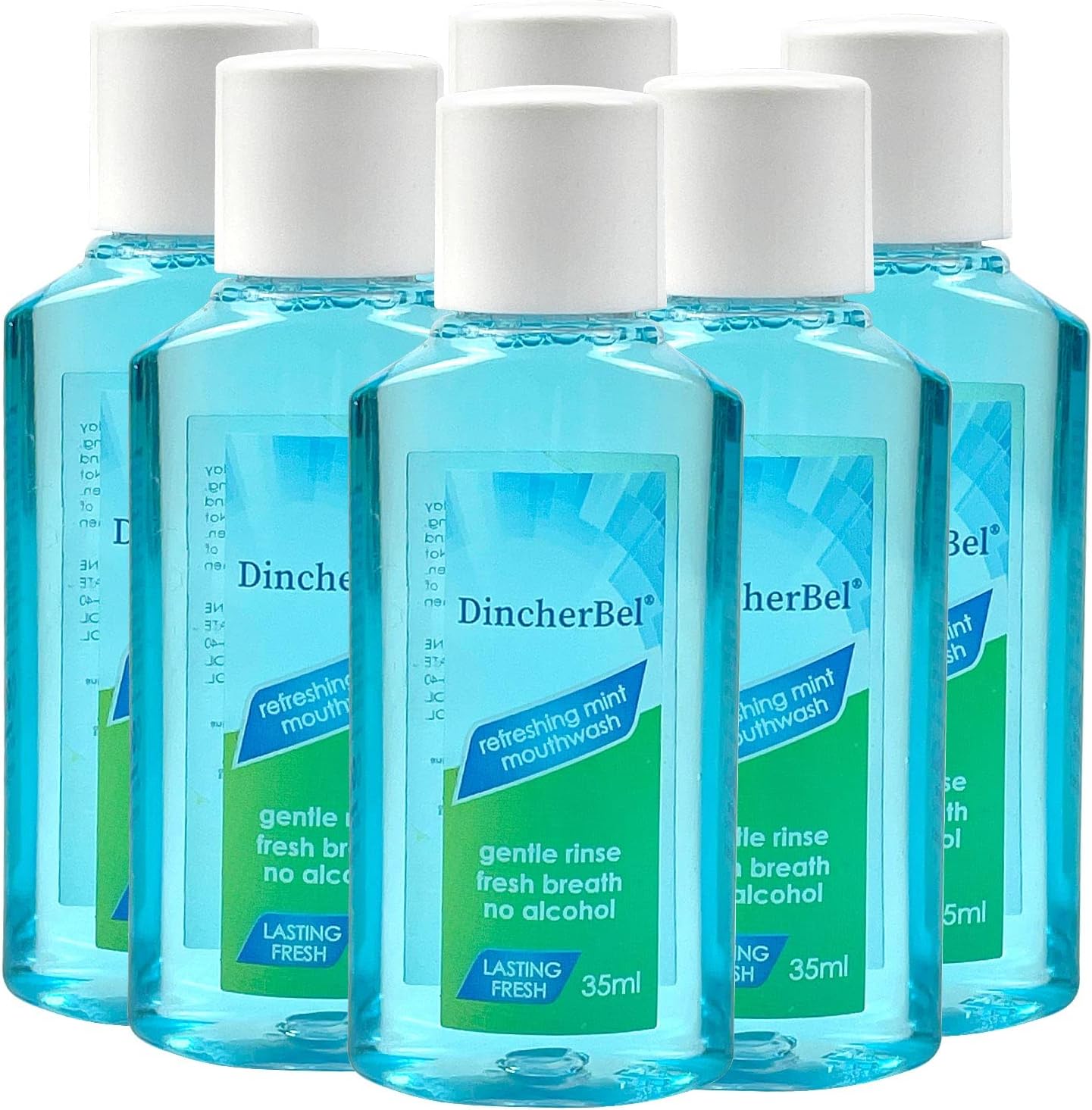 Mouthwash Travel Size Portable Refreshing Mint Mouth Rinse for Fresh Breath, Great for AirBnB, Spas, Hotels Too, 35ml/1.2oz