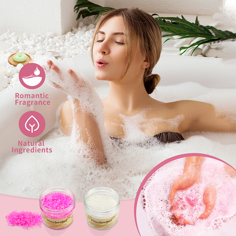Bath Salts Gift Set, Relaxing Epsom Salt Soak Luxury Spa Bath Salts - Bath Salts for Women Men, 24oz