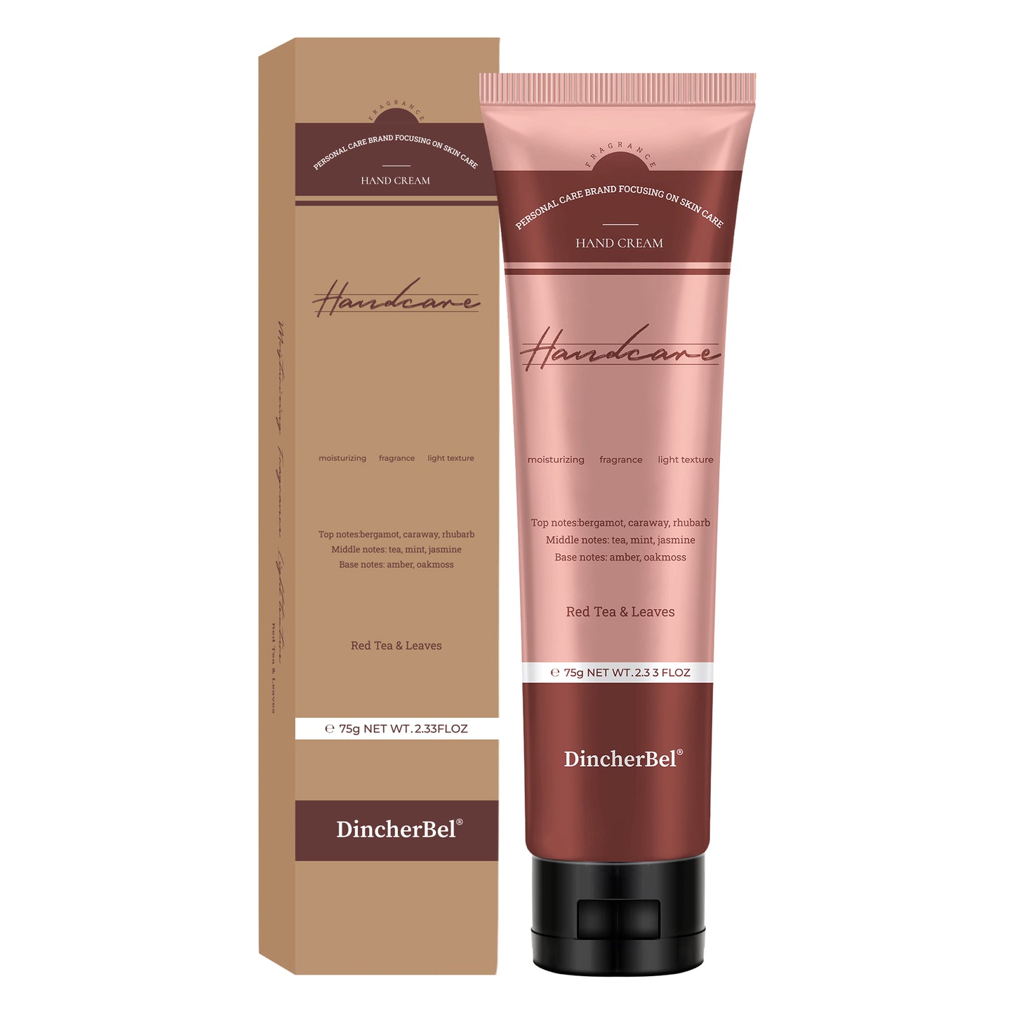 Niacinamide 5% + Squalane 1% Hand Cream with Tranexamic Acid & Vitamin C - Brightening & Hydrating Moisturizer for Dry Skin, Dark Spots, Uneven Tone - Luxury Perfume Scented Non-Greasy Cream with Shea Butter & Almond Oil - 2.33 fl oz