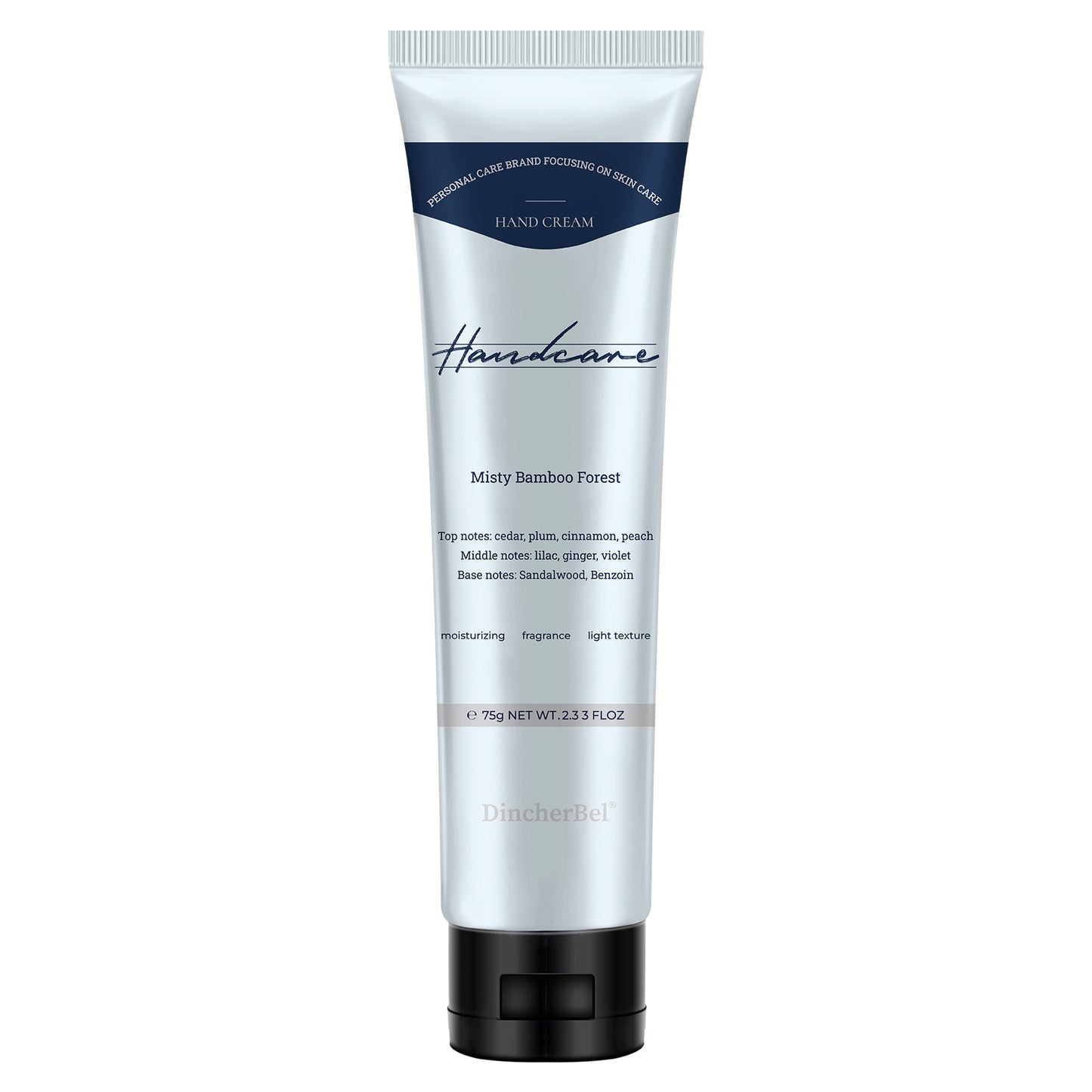 Niacinamide 5% + Squalane 1% Hand Cream with Tranexamic Acid & Vitamin C - Brightening & Hydrating Moisturizer for Dry Skin, Dark Spots, Uneven Tone - Luxury Perfume Scented Non-Greasy Cream with Shea Butter & Almond Oil - 2.33 fl oz